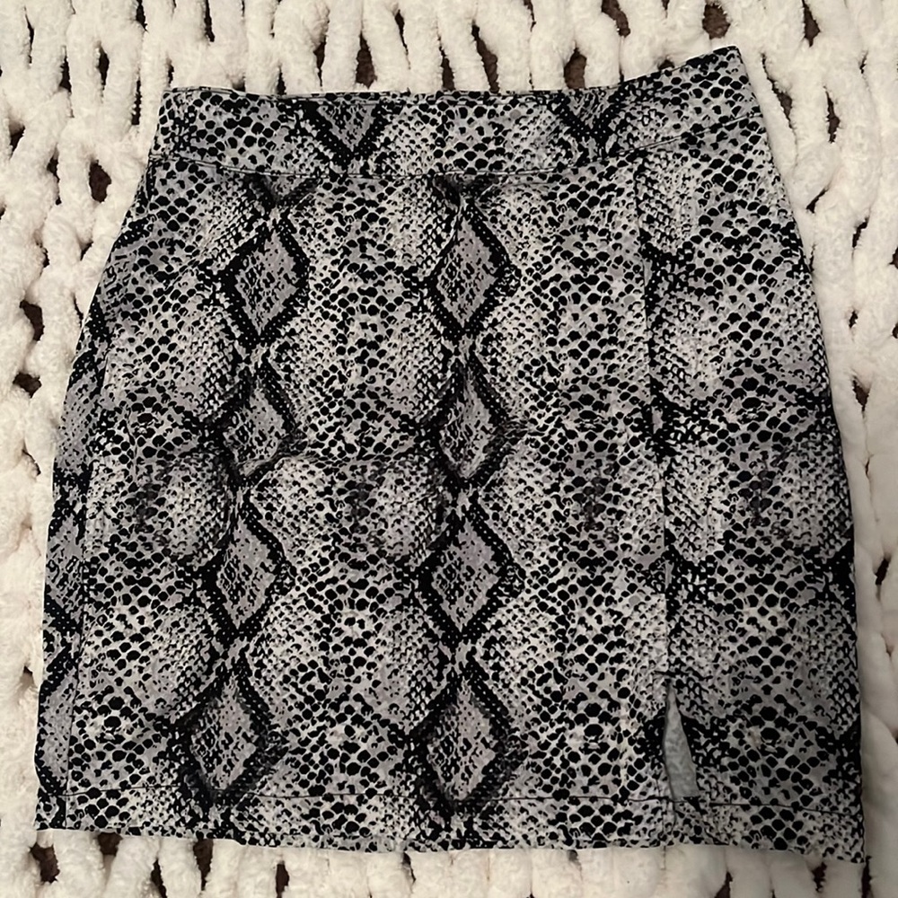 Garage Snakeskin Skirt